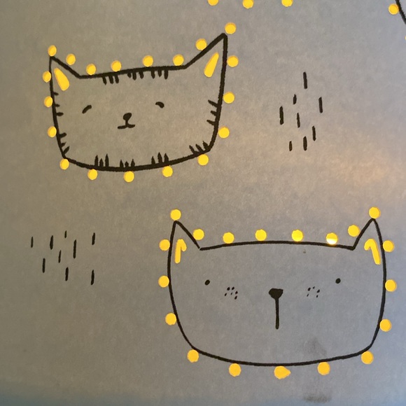 Novelty paper lamp cats, batteries operated mood! - Picture 15 of 17